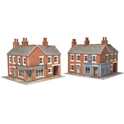 Corner Shop & Pub Card Kit - Red Brick