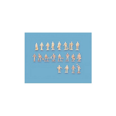 Unpainted figures set A
