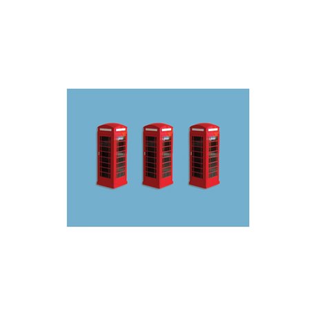 Telephone boxes (x6)