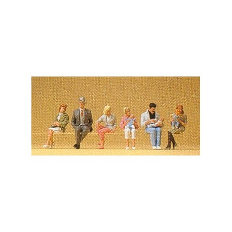 Seated People (6) Exclusive Figure Set