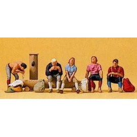 Hikers by the Cattle Trough (5) Exclusive Figure Set