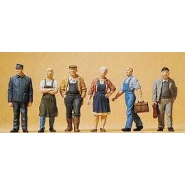 At the Village Street (6) Exclusive Figure Set