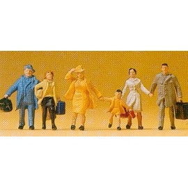 Passengers Hurrying (6) Standard Figure Set