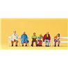 Couples on Benches (3x2) Exclusive Figure Set