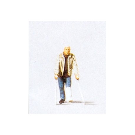 Passer by on Crutches Figure