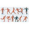 Soccer Team (11) & Referee Orange Exclusive Figure Set