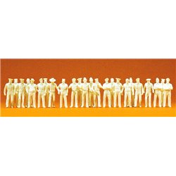 People in Summer Uniform (24) Unpainted Figures