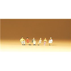 Seated Persons (6) Figure Set