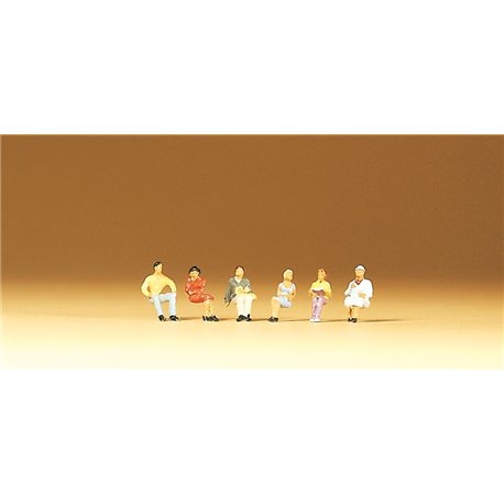 Seated Persons (6) Figure Set