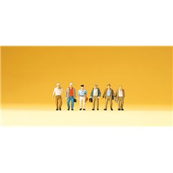 Male Commuters (6) Figure Set