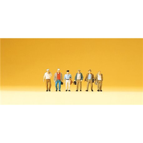Male Commuters (6) Figure Set