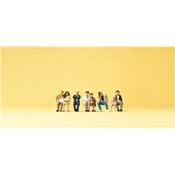 Passengers Seated (9) Figure Set