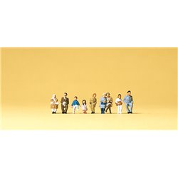 Passengers Seated (9) Figure Set