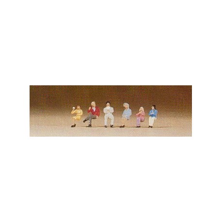 Seated Persons (6) Figure Set