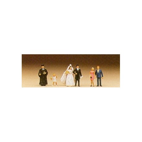 Wedding Group Protestant (6) Figure Set
