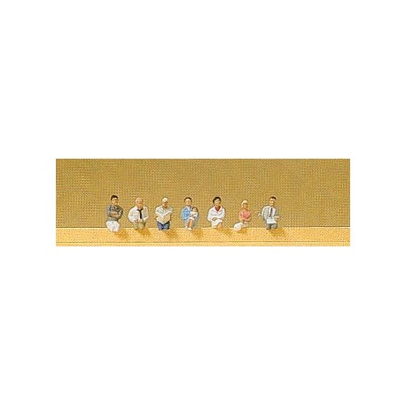 Passengers Seated for Carriages (7) Figure Set