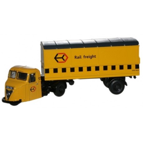 Scammell Scarab Van Trailer Railfreight Yellow
