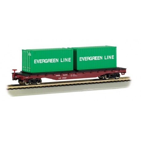 Flat Car Union Pacific with Container Load