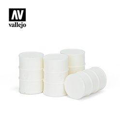 Vallejo Scenics - 1:35 German Fuel Drums 1