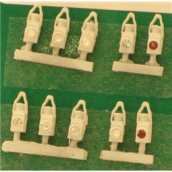 BR Head & Tail Lamps White (10)