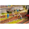 Track Workers (4) with Sound