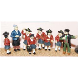 Schoolgirls and teachers - Unpainted