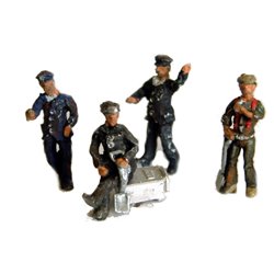 4 x Relaxed Loco Crew - Unpainted