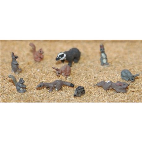 Painted Wild Animals 