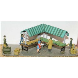 Market scene & figures - Unpainted