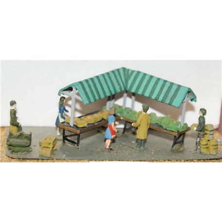 Market scene & figures - Unpainted