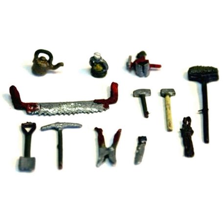 Industrial Equipment & Tools ( OO scale 1/76th) - Unpainted