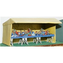 18ft Market Stall - Toy Stall (OO scale 1/76th) - Unpainted