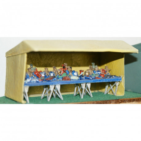 18ft Market Stall - Toy Stall (OO scale 1/76th) - Unpainted