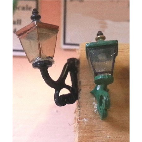 Square Wall Lamps x 4 - Unpainted