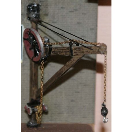 large 'gibbet' Loading Crane (OO Scale 1/76th) - Unpainted
