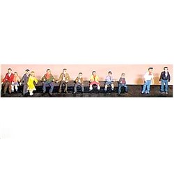 12 fairground figures for Noah's Ark - Unpainted