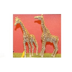 2 Giraffes - Unpainted