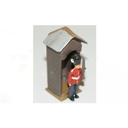 Guard with Sentry Box (OO scale 1/76th)