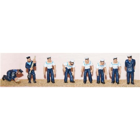 8 Assorted Sailors - Unpainted