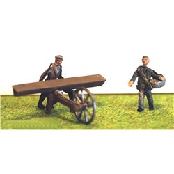 Shandy Barrow seed broadcaster & figure hand seeding (OO scale1/76th)