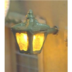 Illuminated Wall Light Ornate Globe - Unpainted