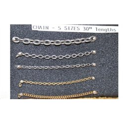 Extra Fine Ring Link Chain (27links/inch)