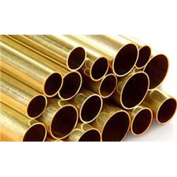 7/32 X .014 RD. BRASS TUBE