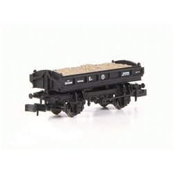 14T 'Mermaid' Side Tipping Ballast Wagon BR Departmental Black