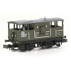 BR 20T 'Shark' Ballast Plough Brake Van BR Departmental Olive Green