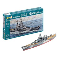 USS Missouri Battleship (WWII) - Scale:1:1120