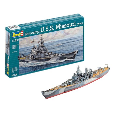 USS Missouri Battleship (WWII) - Scale:1:1120