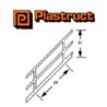 1:100 WHITE STYRENE STAIR RAIL