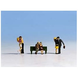 Courting Couples (3 Couples & Bench)