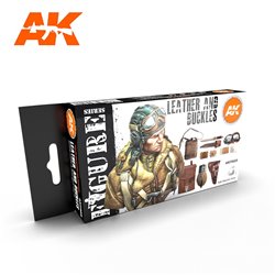 AK Interactive Set - LEATHER AND BUCKLES